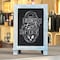 Flash Furniture Rustic Blue Magnetic Tabletop/Hanging Chalkboard HFKHD-GDIS-CRE8-912315-GG - alternate 1